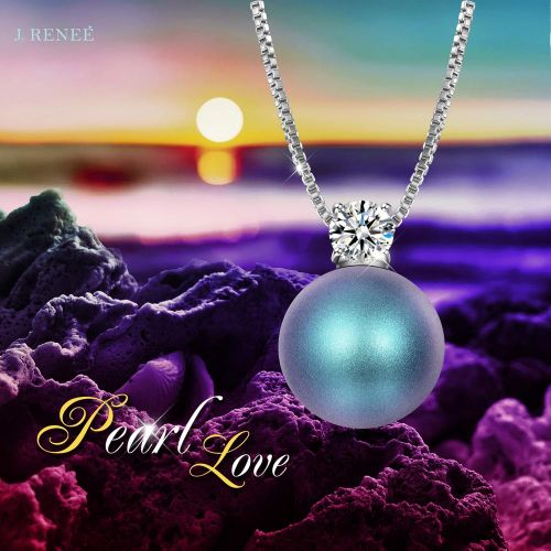  [아마존 핫딜]  [아마존핫딜]J. RENEEE J.RENEEE Zirkon Perle Kette Damen mit Swarovski Perlen, Halsketten fuer Frauen