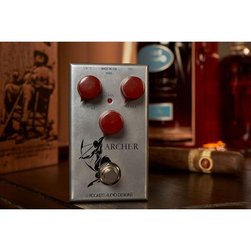  J. Rockett Audio Designs Tour Series Archer Overdrive and Boost Guitar Effects Pedal