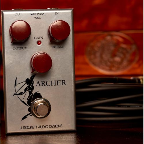  J. Rockett Audio Designs Tour Series Archer Overdrive and Boost Guitar Effects Pedal