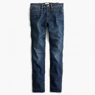 J.Crew Vintage straight jean in faded midnight with raw hems