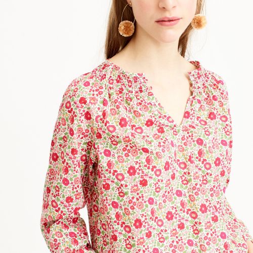 제이크루 Jcrew Peasant top in Liberty DAnjo floral