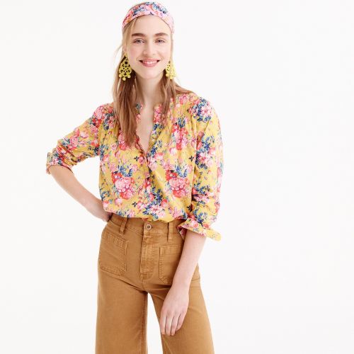 제이크루 Jcrew Classic popover shirt in Liberty magical bouquet