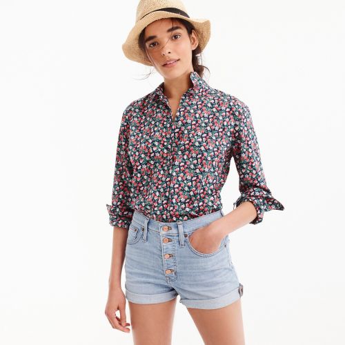 제이크루 Jcrew Slim perfect shirt in Liberty Sarah floral