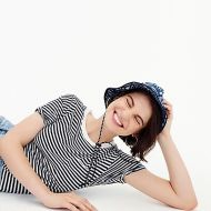 Jcrew Pocket T-shirt bodysuit in stripe