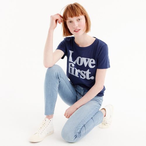 제이크루 Jcrew "Love first" T-shirt