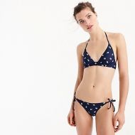 Jcrew Structured string bikini top in tiny bouquet floral