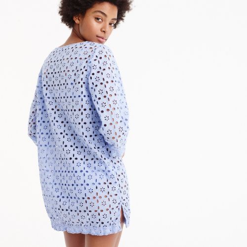 제이크루 Jcrew Laser-cut eyelet tunic