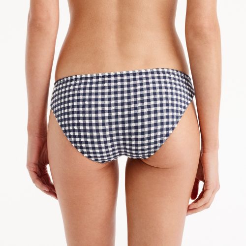 제이크루 Jcrew Surf hipster bikini bottom in classic gingham