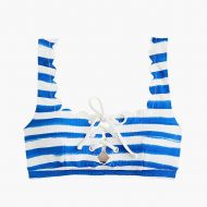 Jcrew Marysia™ Palm Springs tie bikini top in watercolor stripe