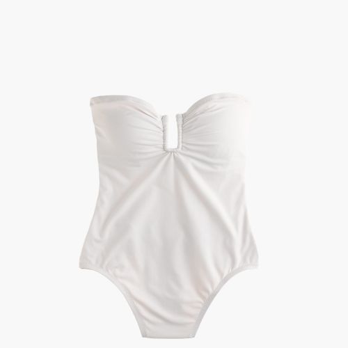 제이크루 Jcrew U-front bandeau one-piece