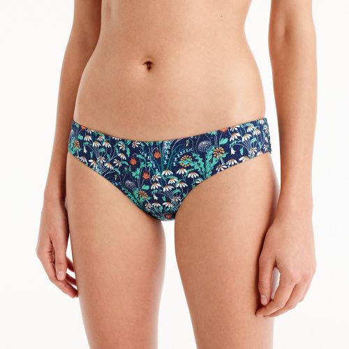 제이크루 Jcrew Surf hipster bikini bottom in Liberty alpine pasture