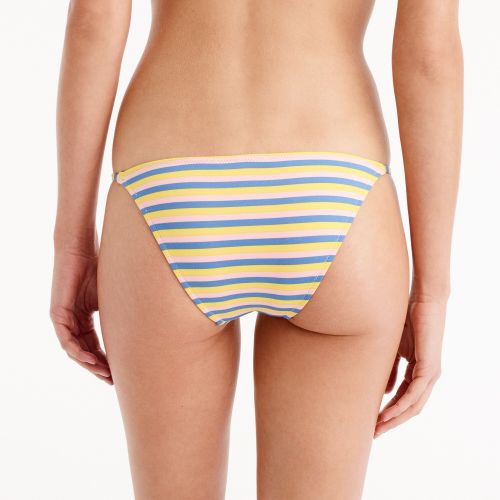 제이크루 Jcrew Tieless string bikini bottom in sunshine stripe