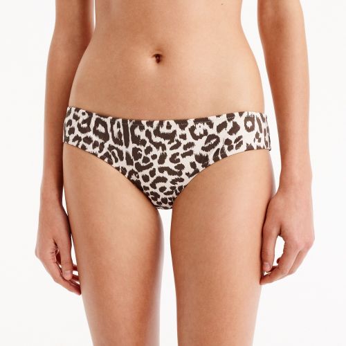 제이크루 Jcrew Surf hipster bikini bottom in leopard print