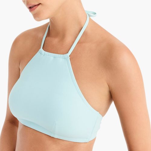 제이크루 Jcrew Cropped halter bikini top