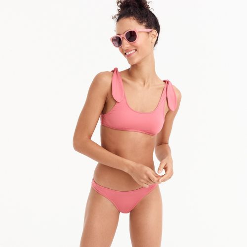 제이크루 Jcrew J.Crew Playa Nantucket tie-shoulder bikini top