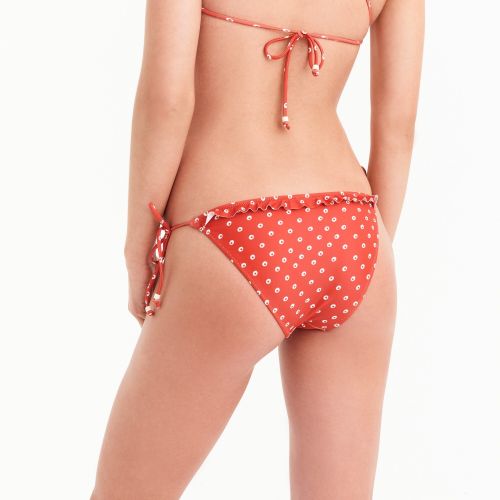 제이크루 Jcrew J.Crew Playa printed Maui ruffle bikini bottom