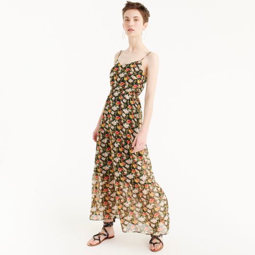 제이크루 Jcrew J.Crew Mercantile tiered maxi dress in sweet pea floral