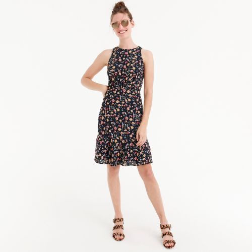 제이크루 Jcrew J.Crew Mercantile ruched-waist dress in vintage floral