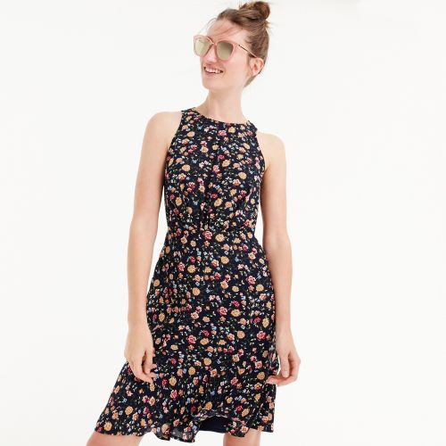 제이크루 Jcrew J.Crew Mercantile ruched-waist dress in vintage floral