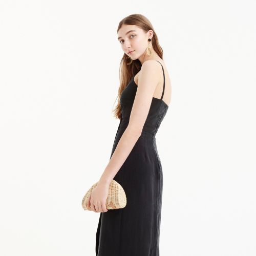 제이크루 Jcrew Strappy double-breasted dress in Japanese cupro