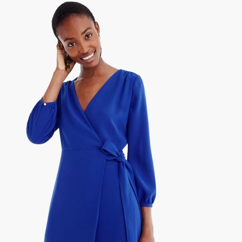 제이크루 Jcrew Wrap dress in 365 crepe