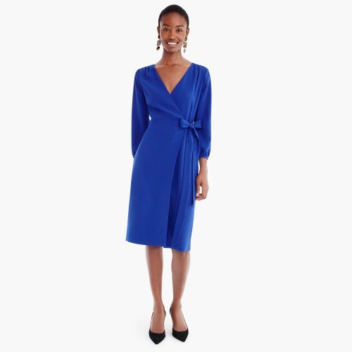 제이크루 Jcrew Wrap dress in 365 crepe