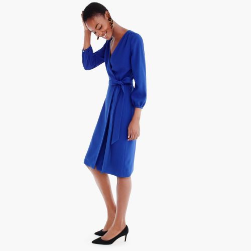 제이크루 Jcrew Wrap dress in 365 crepe