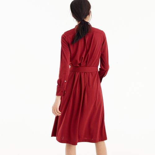 제이크루 Jcrew Long-sleeve belted knit dress