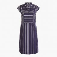 Jcrew Easy tunic dress in striped poplin