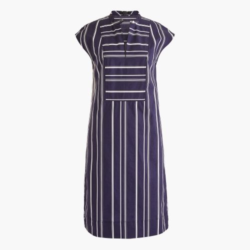 제이크루 Jcrew Easy tunic dress in striped poplin