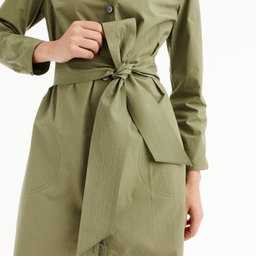 제이크루 Jcrew Petite long-sleeve shirtdress