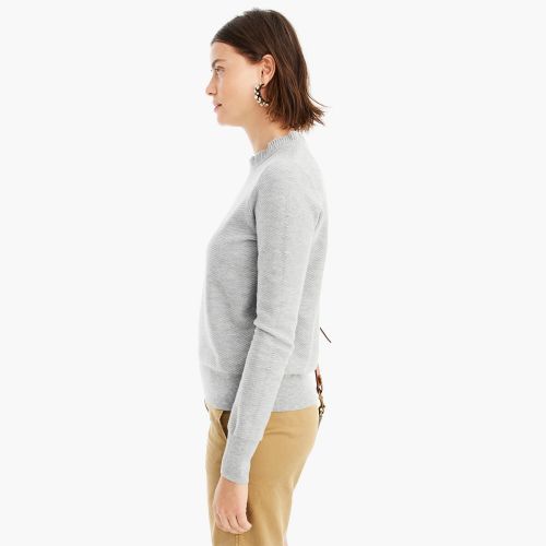 제이크루 Jcrew Ruffle-neck pullover sweater