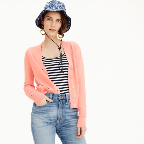 제이크루 Jcrew Cropped lightweight cardigan sweater