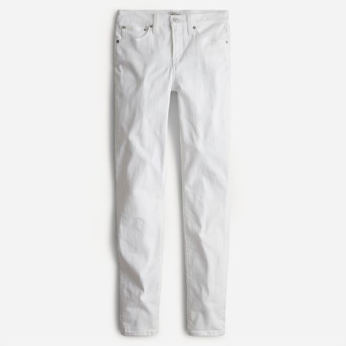 제이크루 Jcrew 9 high-rise toothpick jean in white