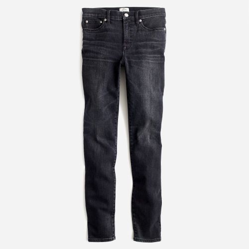 제이크루 Jcrew 9 high rise toothpick jean in charcoal wash