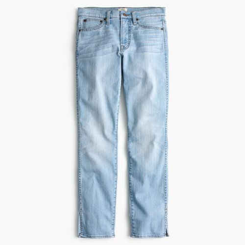 제이크루 Jcrew Vintage straight jean with slit hems