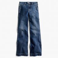 Jcrew Wide-leg trouser jean in Tahoe wash