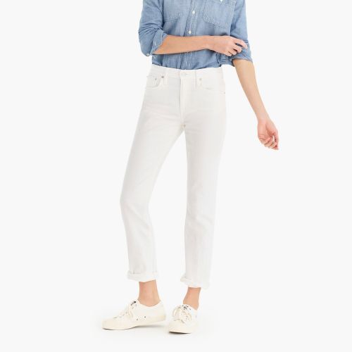 제이크루 Jcrew Slim broken-in boyfriend jean in white