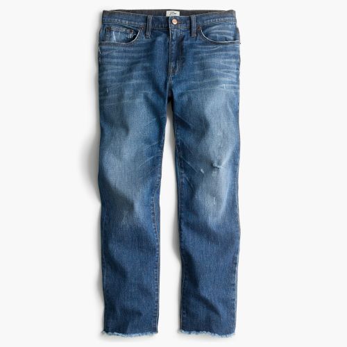 제이크루 Jcrew Slim boyfriend jean with cut hem