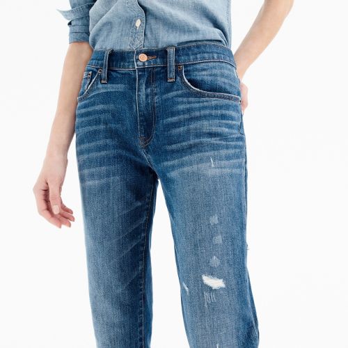 제이크루 Jcrew Slim boyfriend jean with cut hem