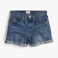 Jcrew High-rise denim short in Brixton wash