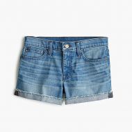 Jcrew Midrise denim short in light wash