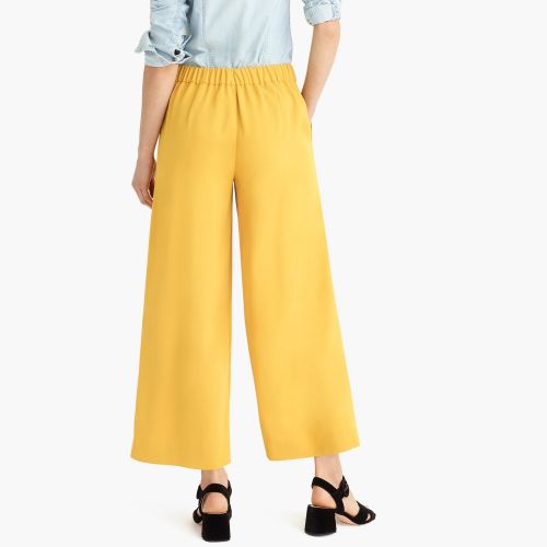 제이크루 Jcrew Wide-leg crop pant in 365 crepe