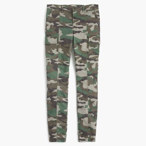 제이크루 Jcrew 9 cargo toothpick pant in camo print