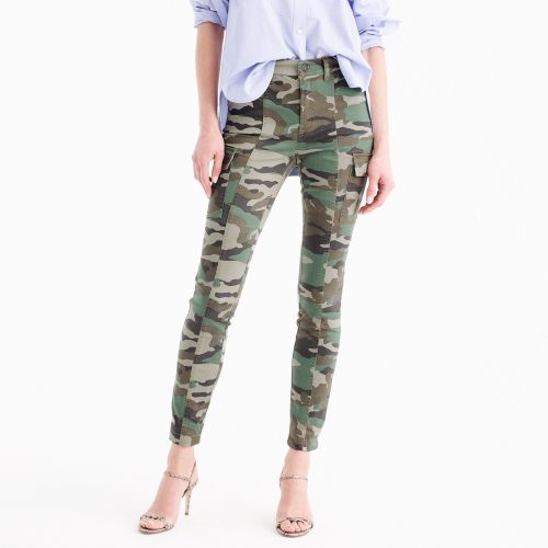 제이크루 Jcrew 9 cargo toothpick pant in camo print