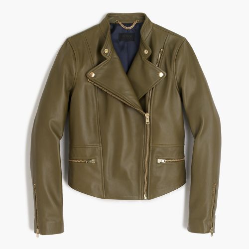 제이크루 Jcrew Collection leather motorcycle jacket