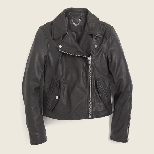제이크루 Jcrew Collection washed leather motorcycle jacket