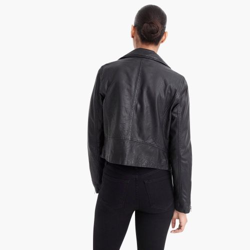 제이크루 Jcrew Collection washed leather motorcycle jacket
