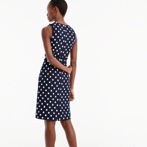 제이크루 Jcrew Sheath dress in spotted tweed