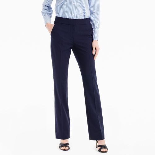 제이크루 Jcrew Edie full-length lined trouser in Italian two-way stretch wool